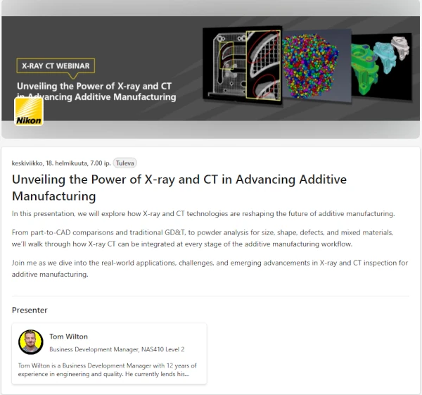 Nikon Metrology -webinaari 
