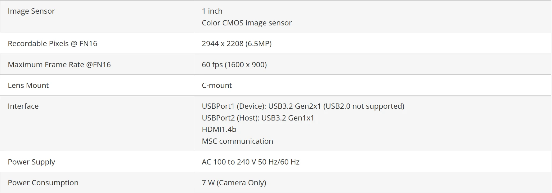 Nikon Digital Sight 100 Camera specifications