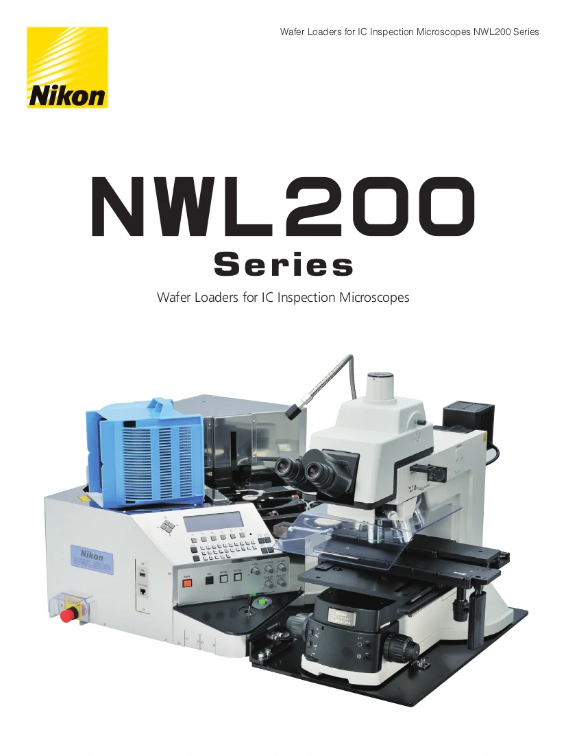 Nikon NWL200 Wafer Loader Brochure